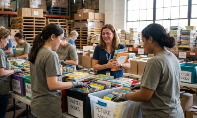 Heartwarming Book Bounty Turns NYC's Literacy Desert into a Wholesome Oasis of Hope