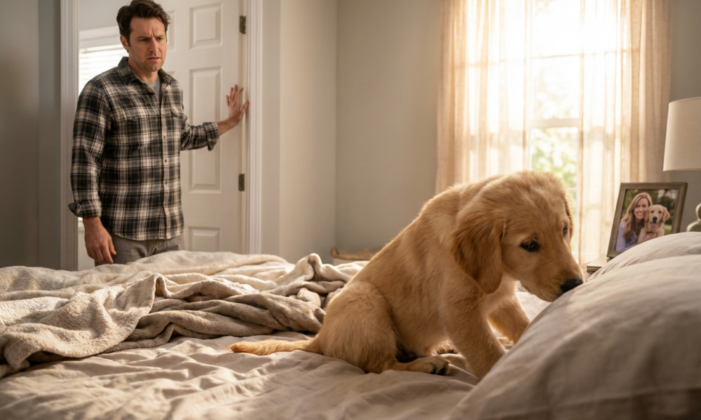 A Puppy's Confused Glance Sparks an Unexpected Emotional Storm Online