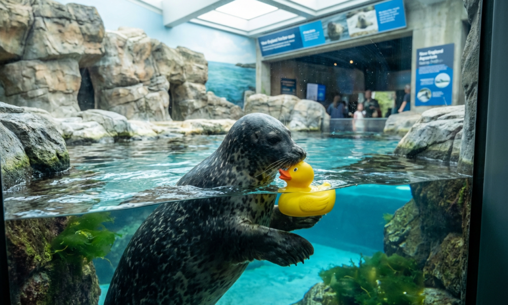 This Seal's Rubber Duckie Playtime Will Melt Your Heart into Pure Wholesome Joy