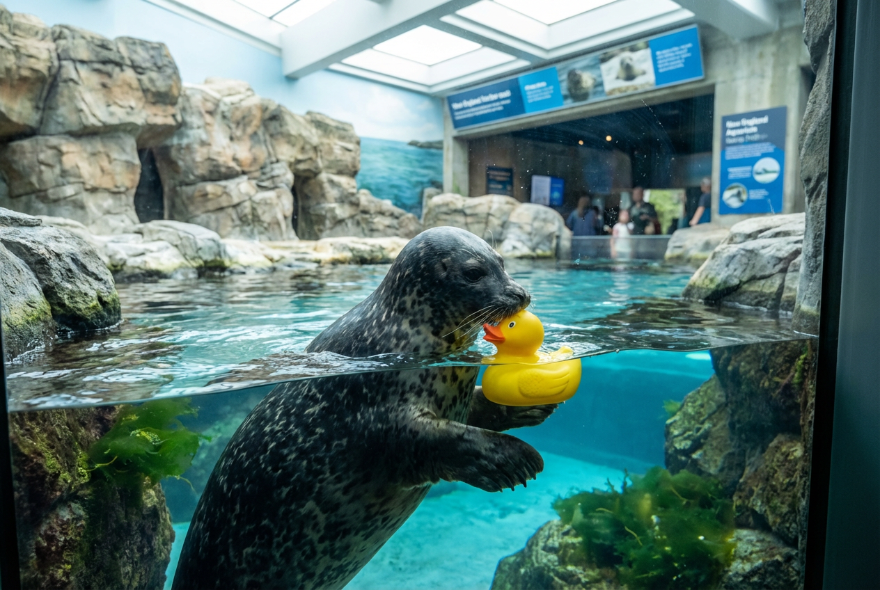 This Seal's Rubber Duckie Playtime Will Melt Your Heart into Pure Wholesome Joy