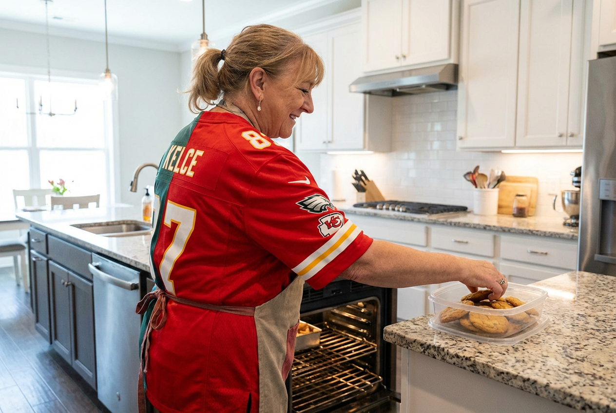 A Football Mom's Cookie Ritual Is Capturing America's Heart Before Super Bowl