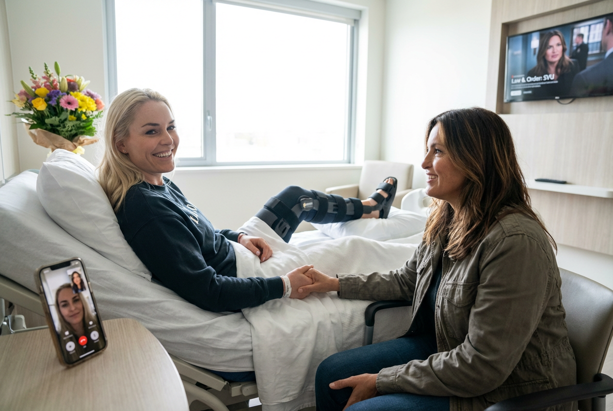 One Ex-Torchbearer's Visit Turns a Ski Legend's Recovery Into an Inspiration Tale
