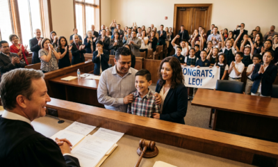 A Texas Courtroom Erupts in Joy Over a Special Adoption Surprise