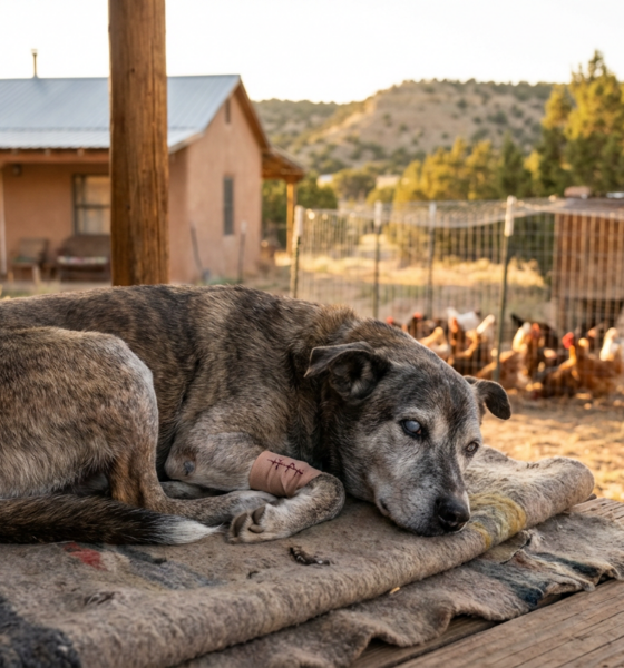 A Senior Dog's Courageous Clash with a Bear Amazes Her Family