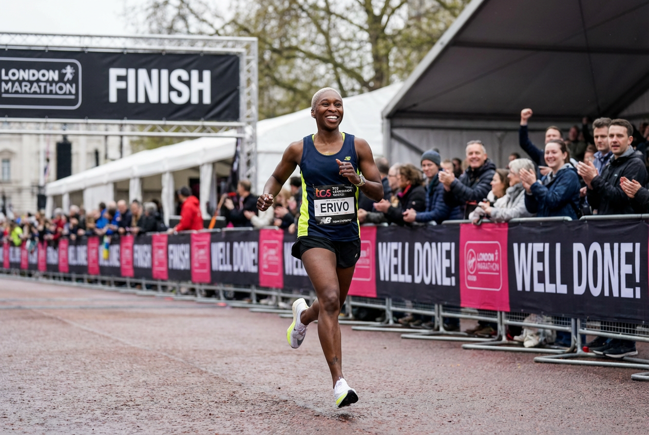Runner's New Record Sparks Unforgettable Musical Moment at London Finish